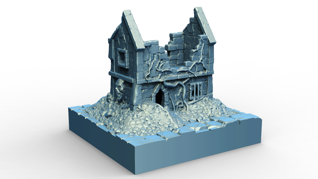 Dead City House 3 (collapsed rubble version)
