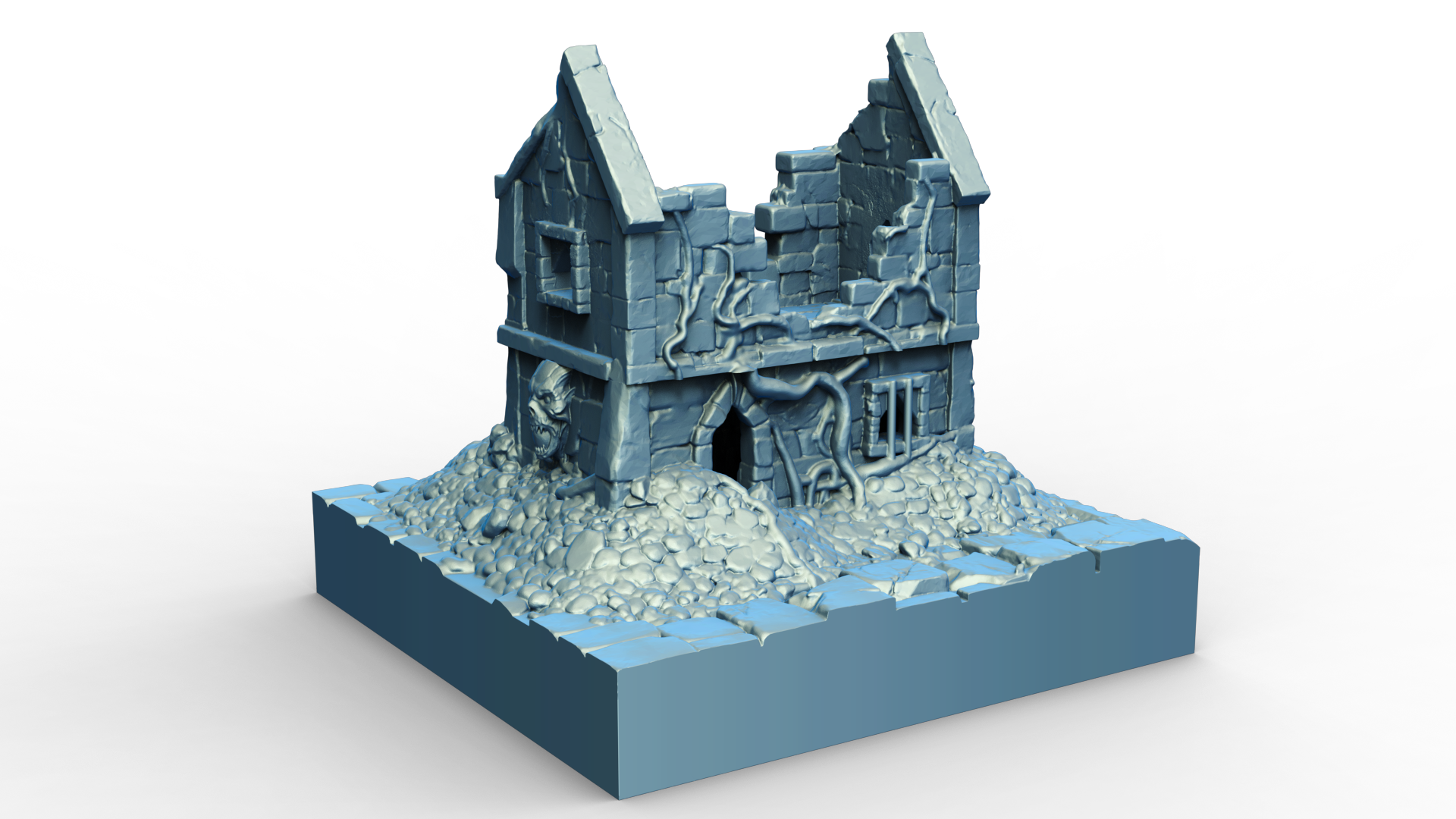 Dead City House 3 (collapsed rubble version)