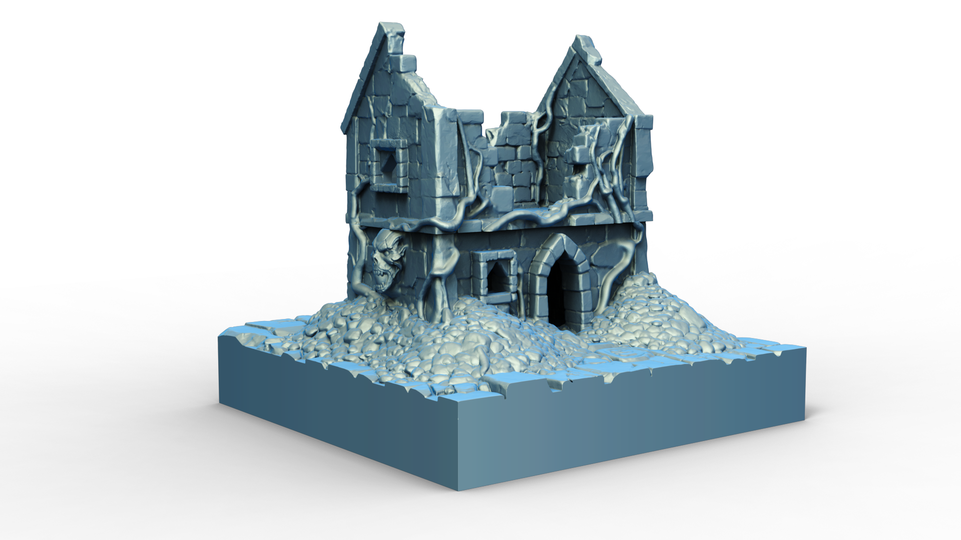Dead City House 3 (collapsed rubble version)